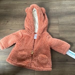 Carter’s little coat with bear ears brand new with tags